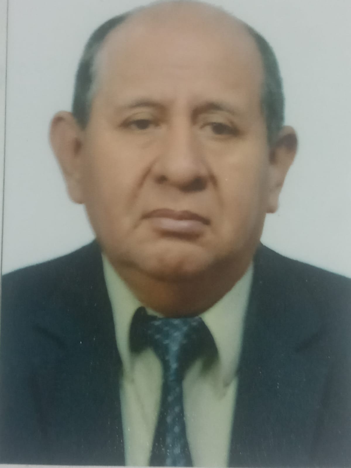 Fotografía del docente