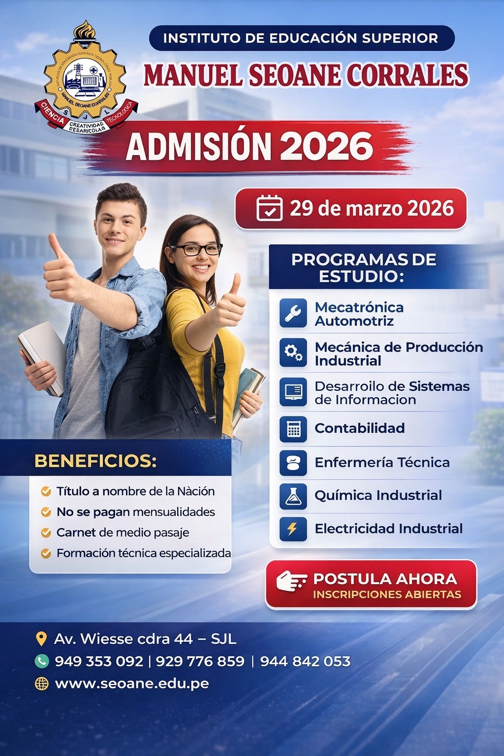 ADMISIÓN 2026